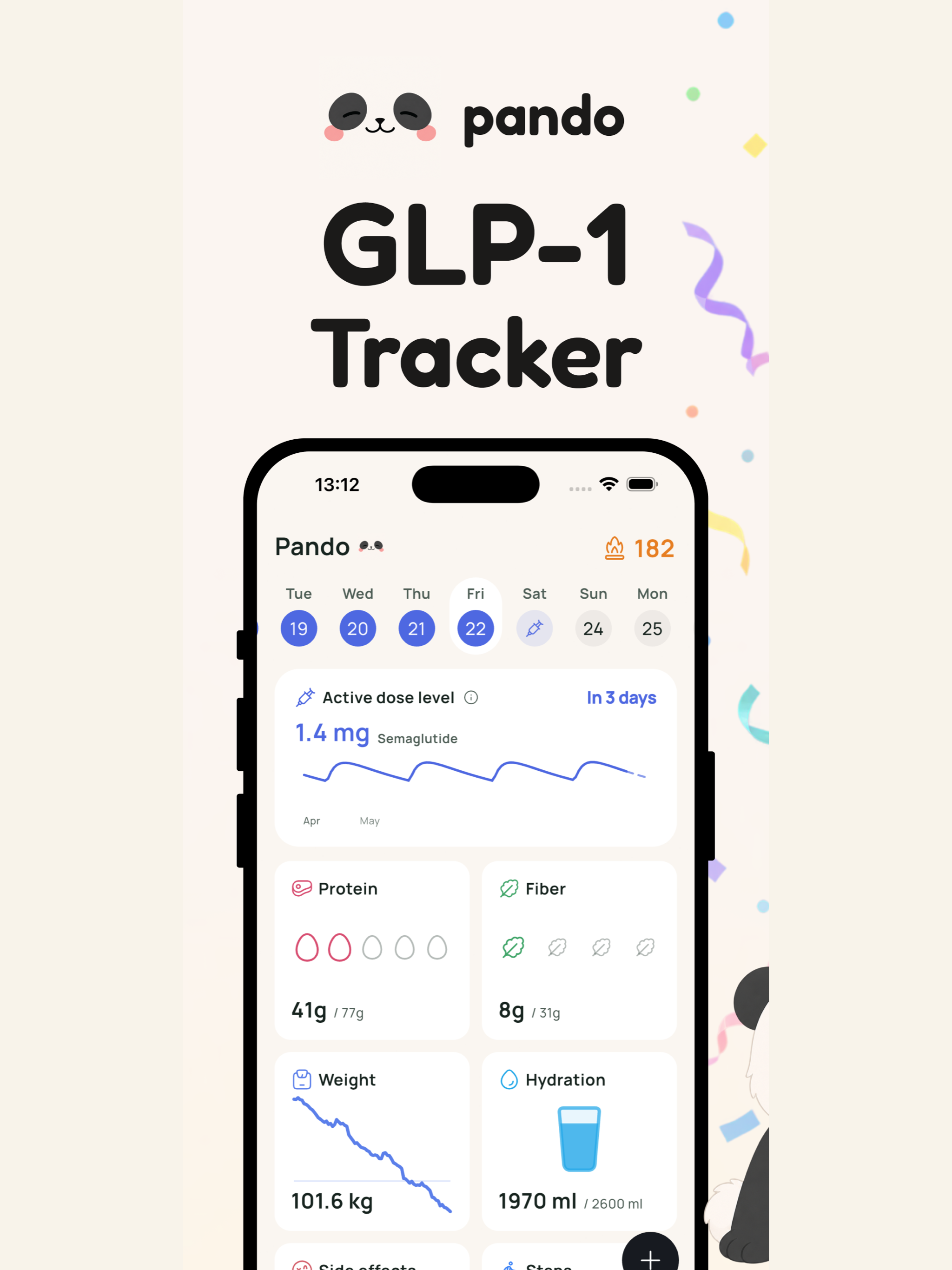 GLP-1 & Weight Tracker: Pando