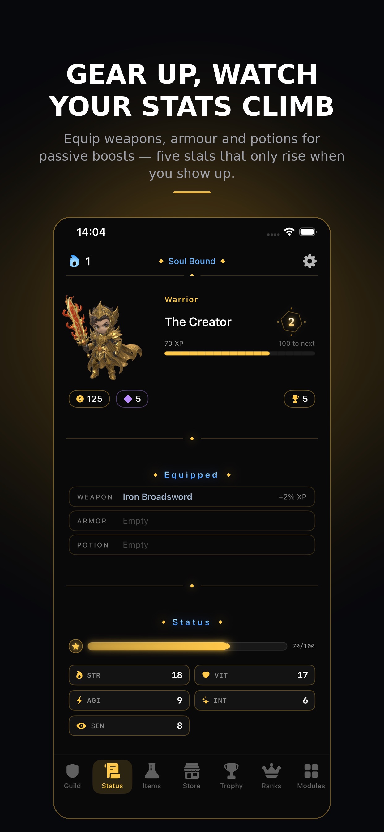 Screenshot 3 of Habit RPG - Soul Bound