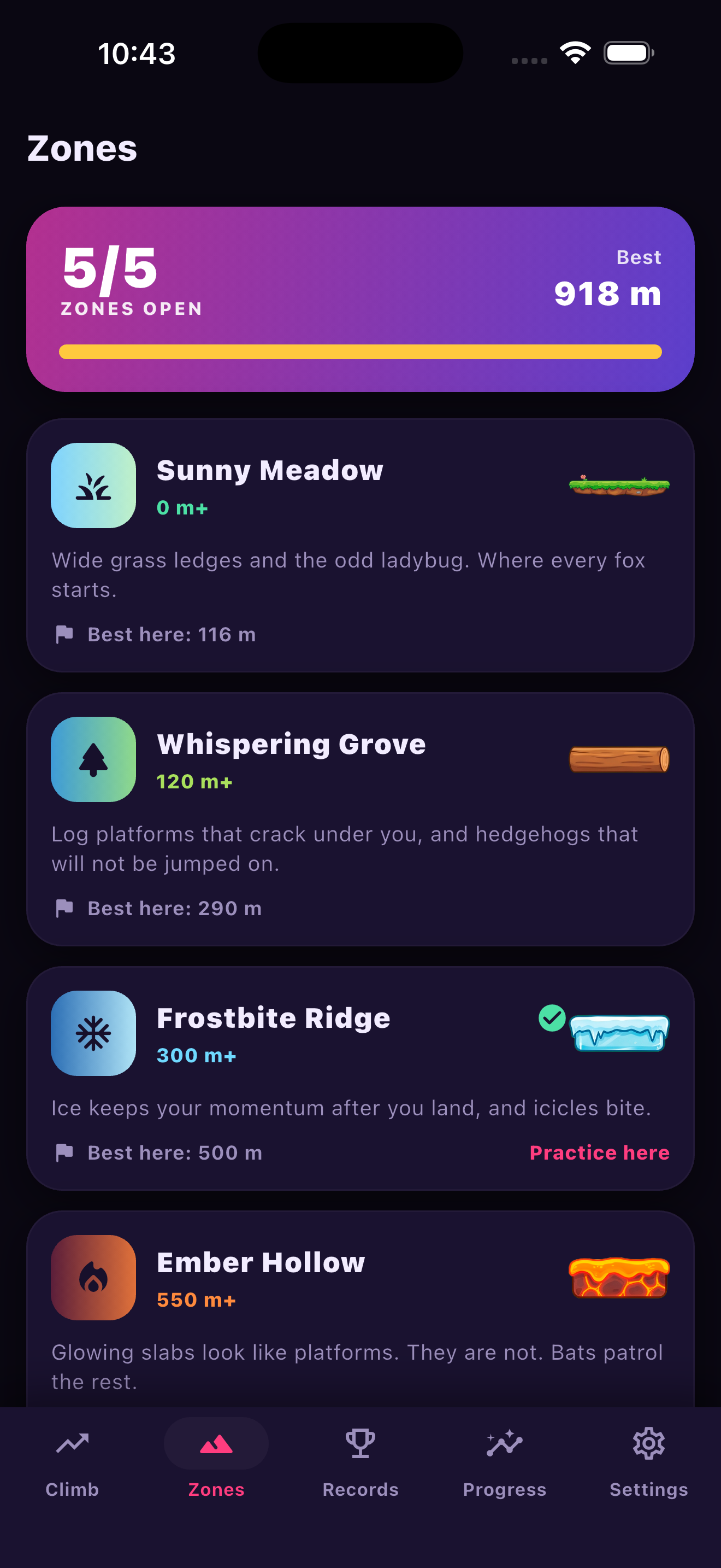 Foxora: Endless Jump Climb screenshot 2