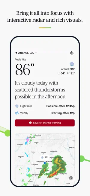 CNN Weather iPhone screenshot 2