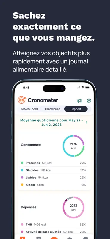 Cronometer: compte-calories screenshot 6 of 9