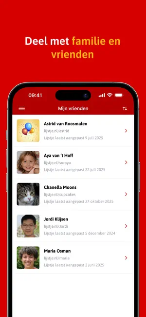 Lijstje.nl iPhone screenshot 3