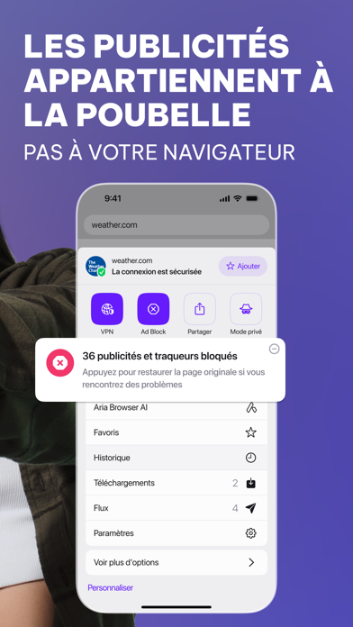 Screenshot #2 pour Navigateur Opera & VPN privé