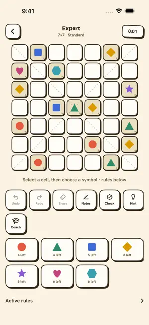 LogicGrid: Daily Logic Puzzles screenshot 2