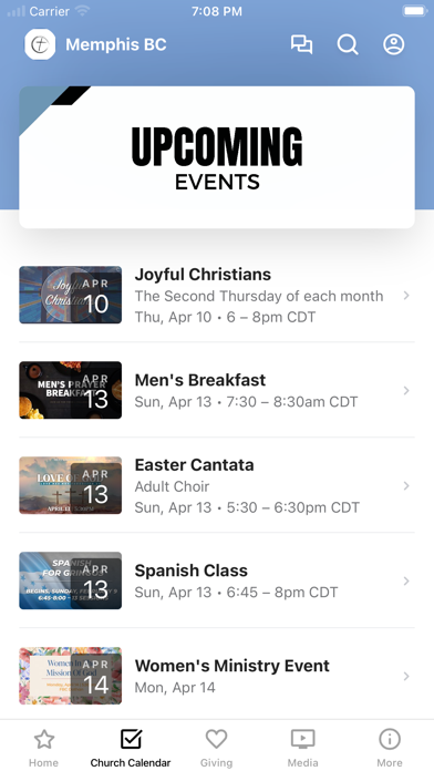 Memphis Baptist Church Screenshot