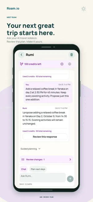 Roam.io: Plan Trips Together screenshot 2