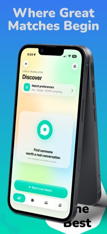 Mint Talk - Match & Talk iPhone screenshot