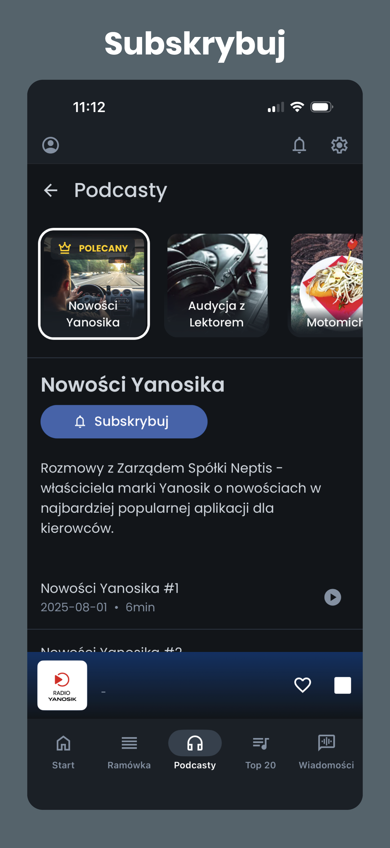 Radio Yanosik screenshot 3