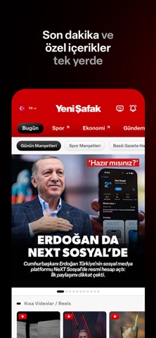 Yeni Şafak app screenshot