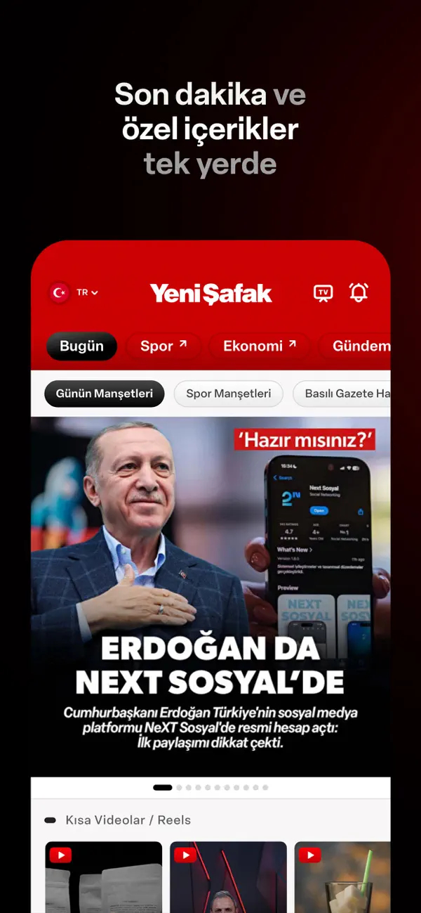 Screenshot #1 pour Yeni Şafak
