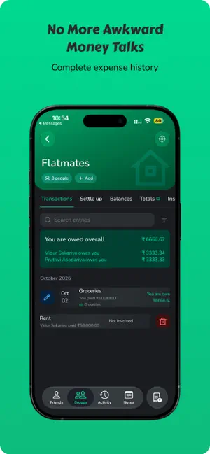 Split Sense - Split Expenses screenshot 4