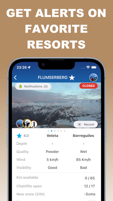 Ski Resorts - Slopes & Webcams Screenshot