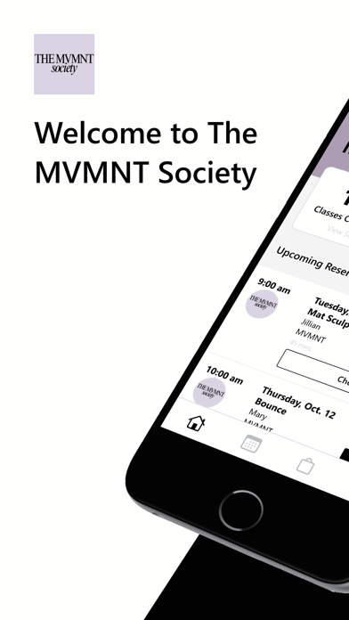 Screenshot 1 of The MVMNT Society App