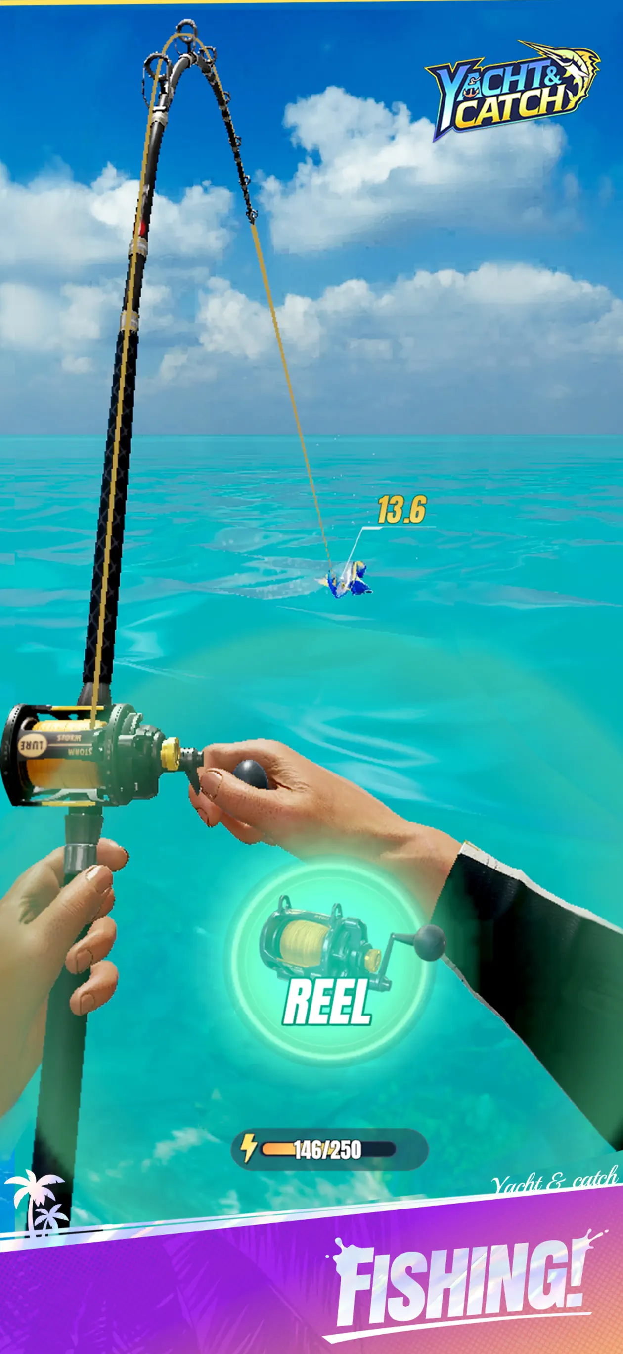 Yacht & Catch: Fishing Game screenshot 1