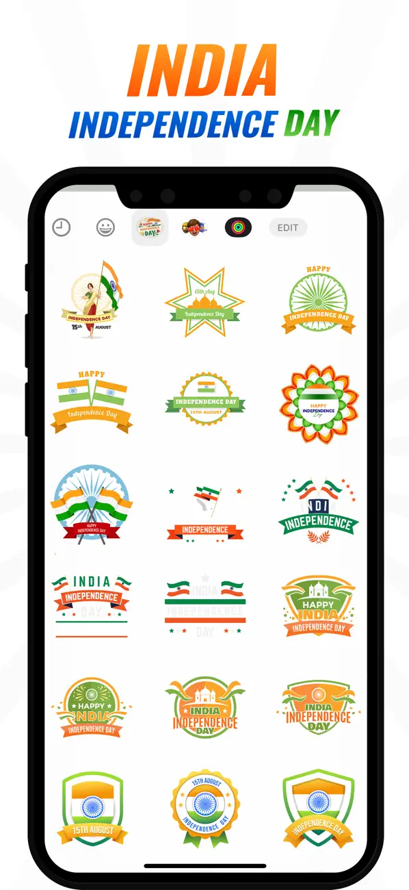 Screenshot #3 pour Independence Day Stickers!!!