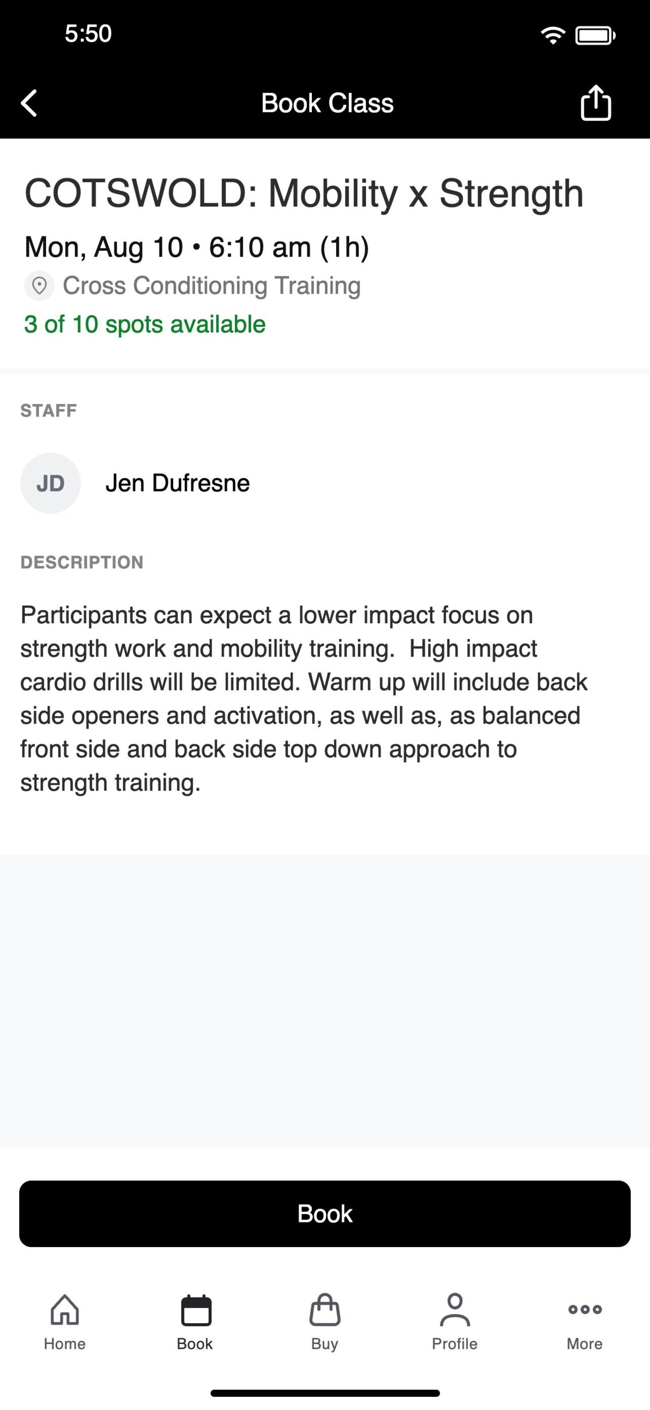 Cross Conditioning Training screenshot 3