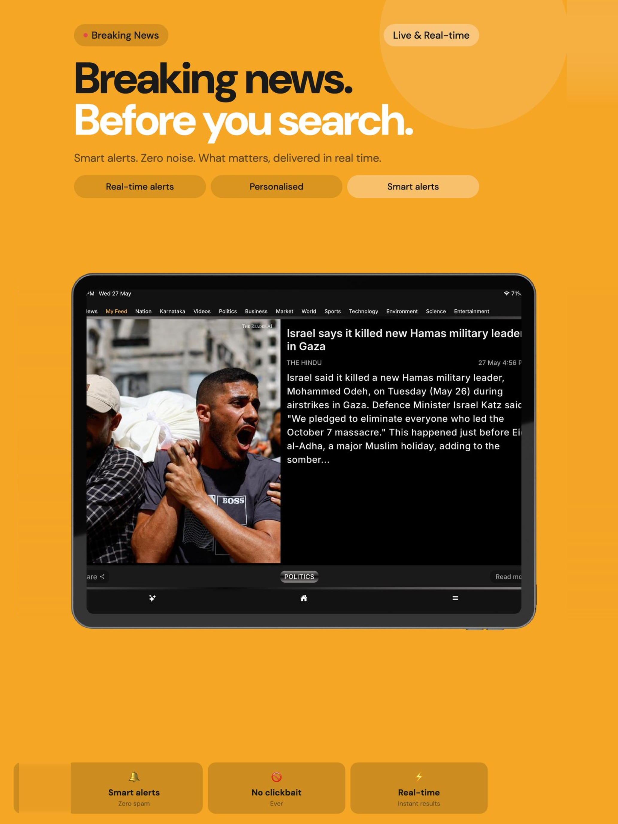 TheReader.AI: Short News App