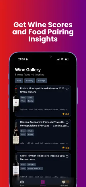 WineScore: AI Scan Menu & Pair screenshot 4