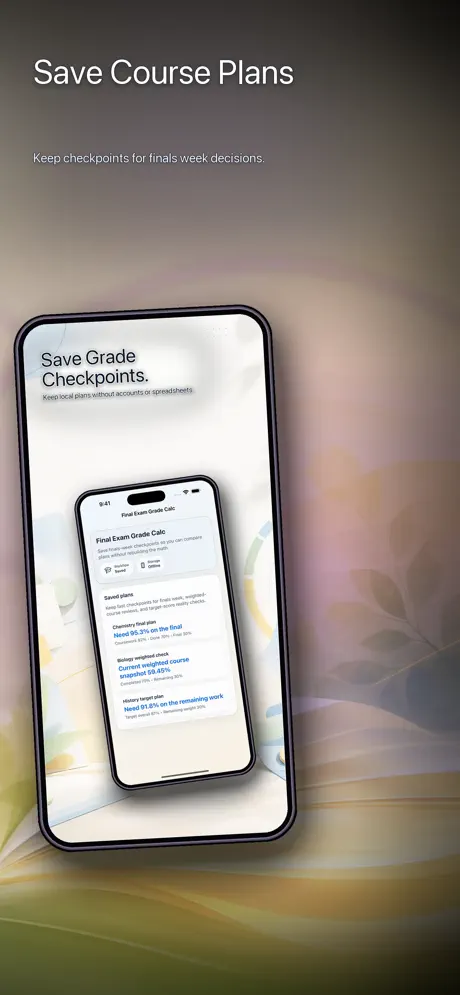 Final Exam Grade Calc screenshot 3