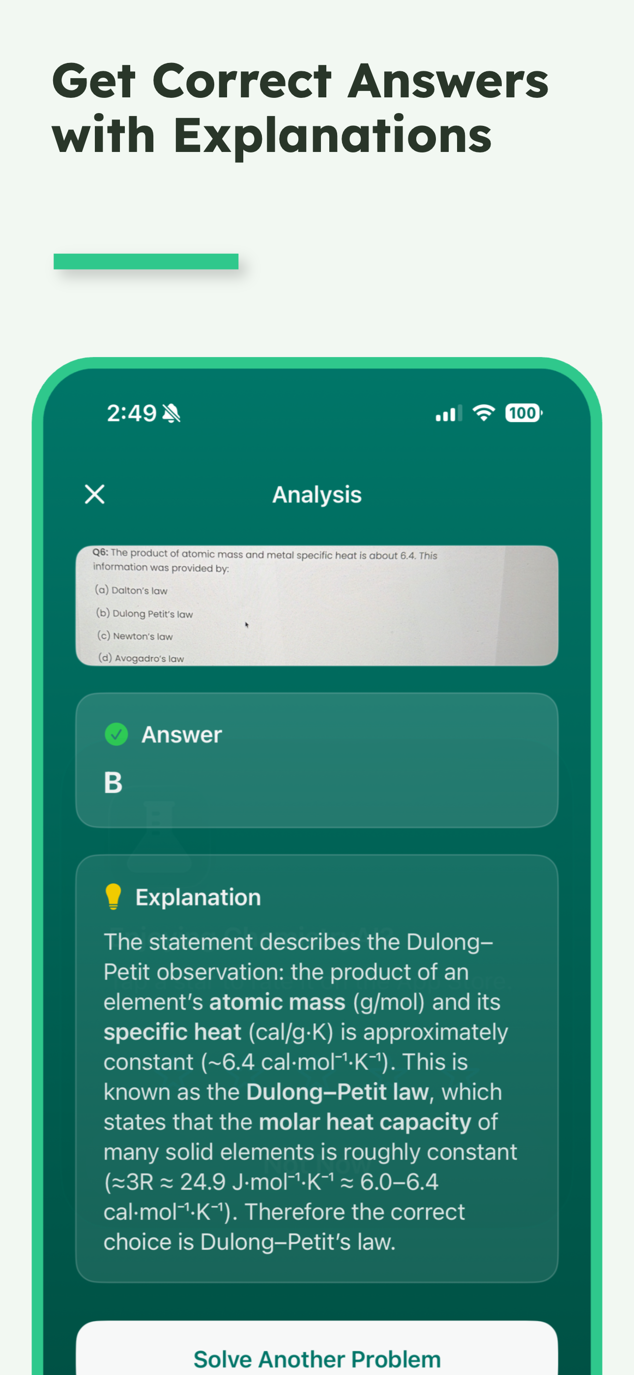 Chemistry Solver: ChemAIPro