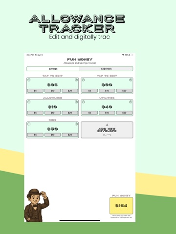 Fun Money: Allowance Budget iPad screenshot