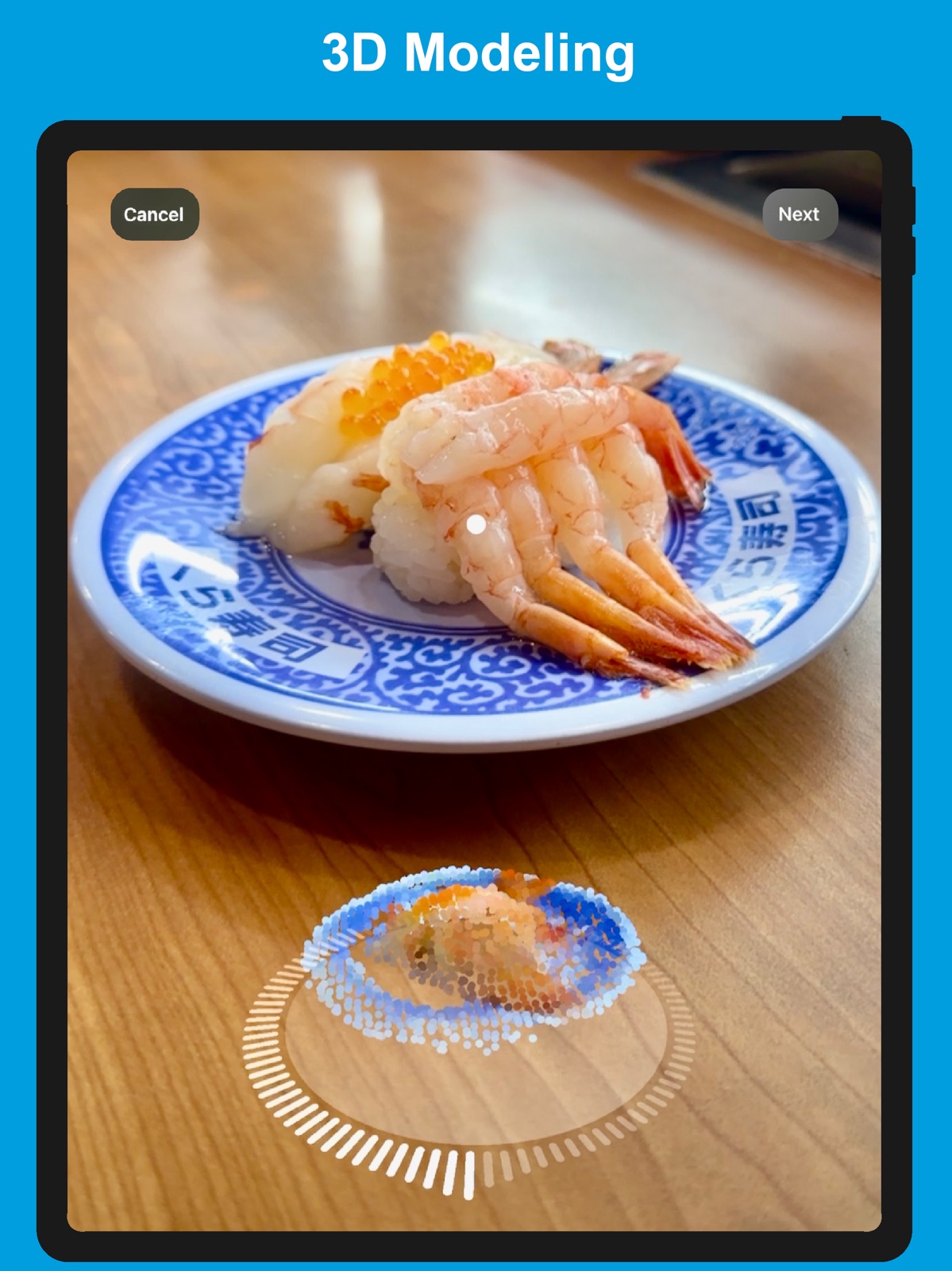 AR Code Object Capture 3D Scan ipad screenshot 3