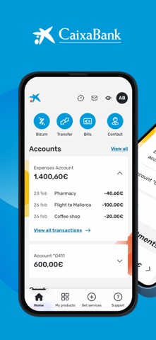 CaixaBankNow・Mobile banking App Store preview screenshot 1