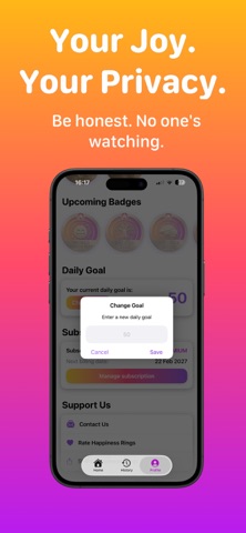 Happiness Rings: Joy Tracker Screenshot 8 of 8