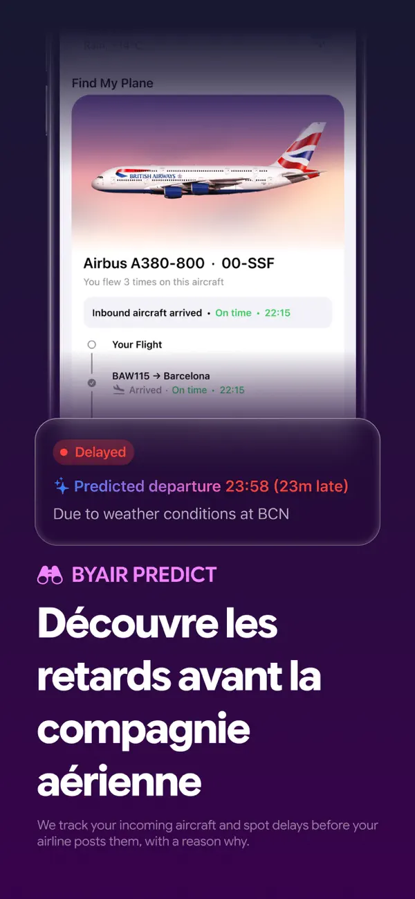 Screenshot #3 pour byAir: Avion en direct