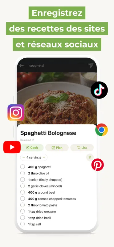 Cookonut: Mes Recettes screenshot 2 of 8