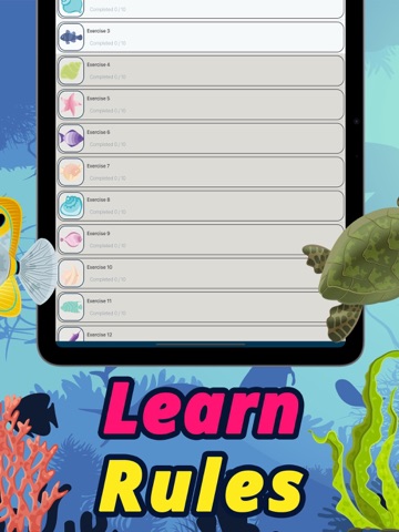 Ocean English: Learn languages iPad screenshot