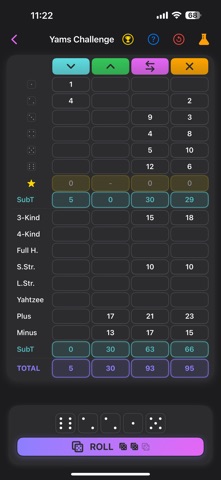 Yams Challenge - Dice Game Screenshot 3 of 3
