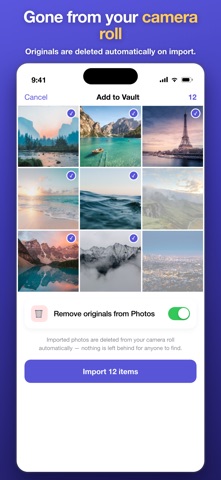 Cove: Photo Vault Calculator iPhone screenshot