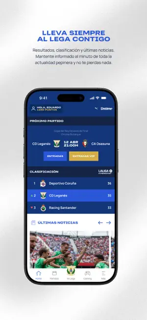 C.D. Leganés - App oficial screenshot 2