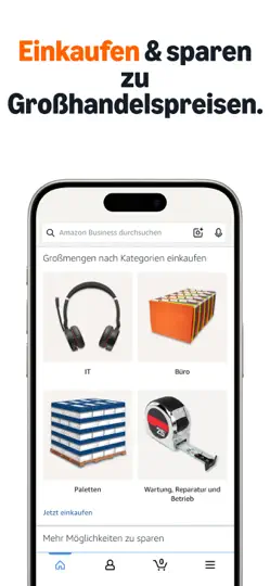 Screenshot von Amazon Business: Großhandel auf dem iPhone 1