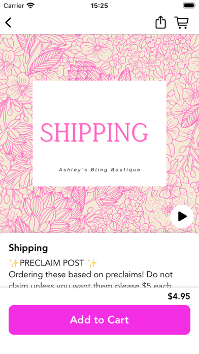 Ashley's Bling Boutique Screenshot