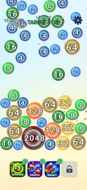 Number Merge: Bubble Cascade screenshot 1