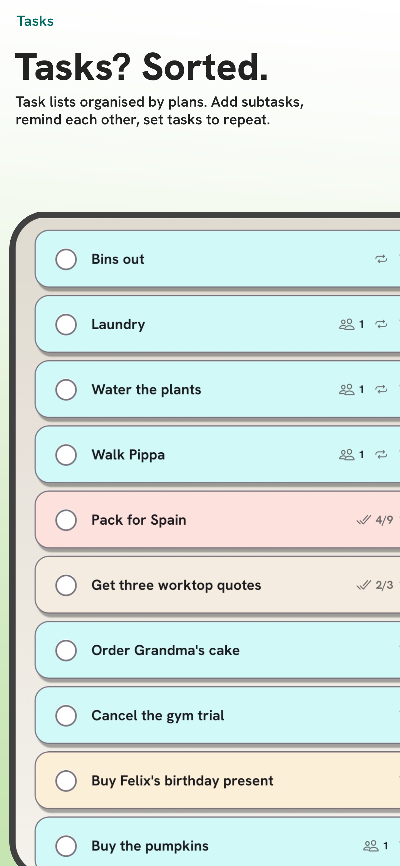 Cria Planner: Shared Planner screenshot 4