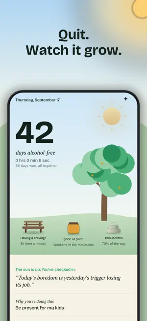 QuitKeep: Quit Vaping & Habits screenshot 1