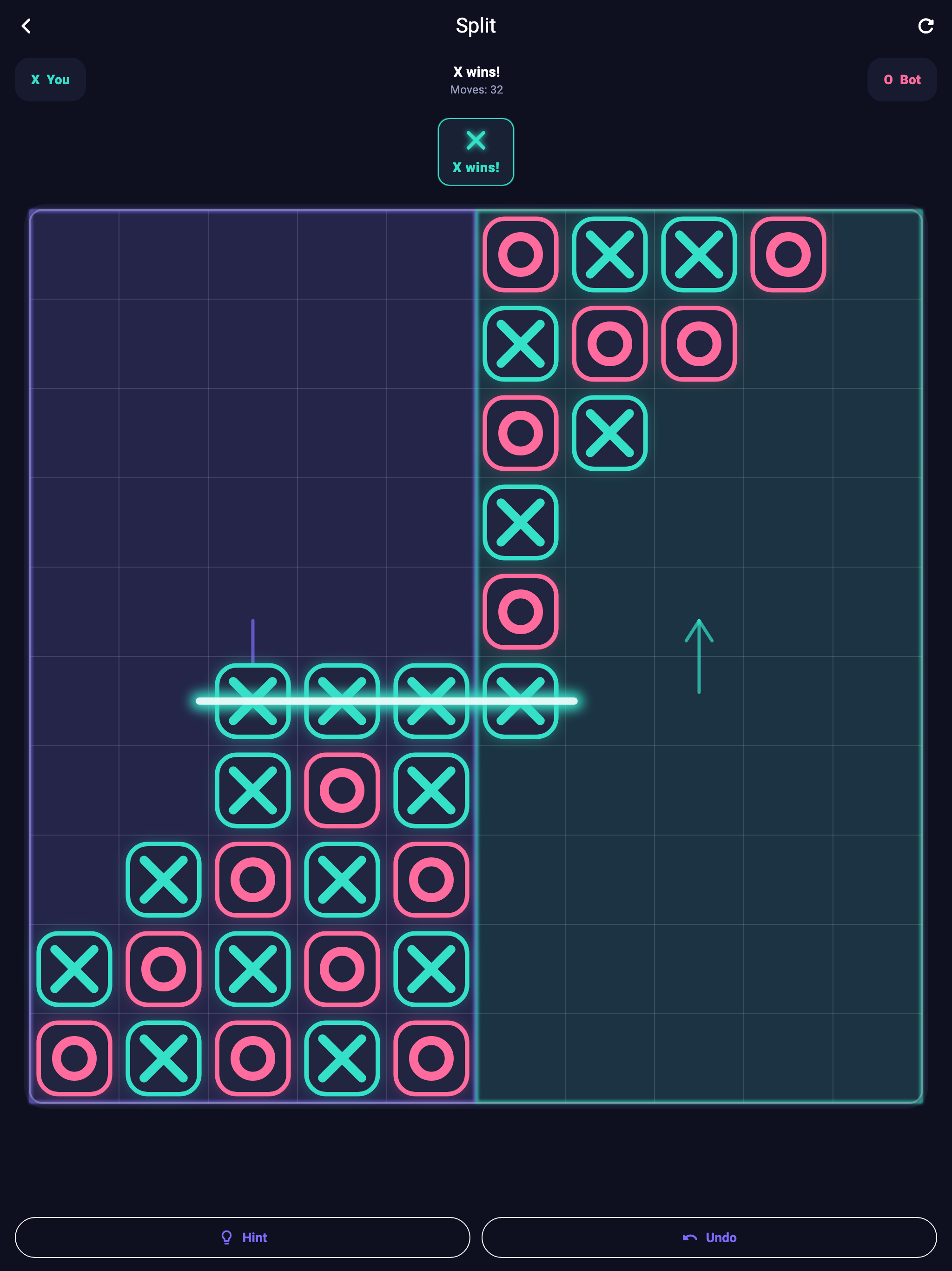 Gravity Tic Tac Toe screenshot 9