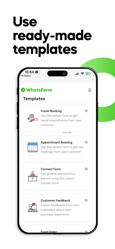 WhatsForm screenshot 3 of 6