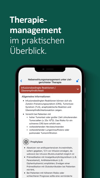 Non-Hodgkin-Lymphom onkowissen Screenshot