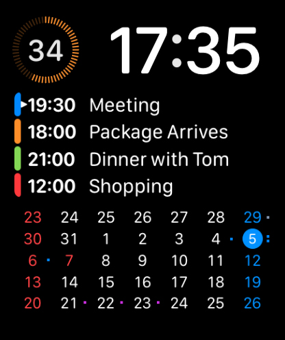 CalCs - Calendar Complications store screenshot 3