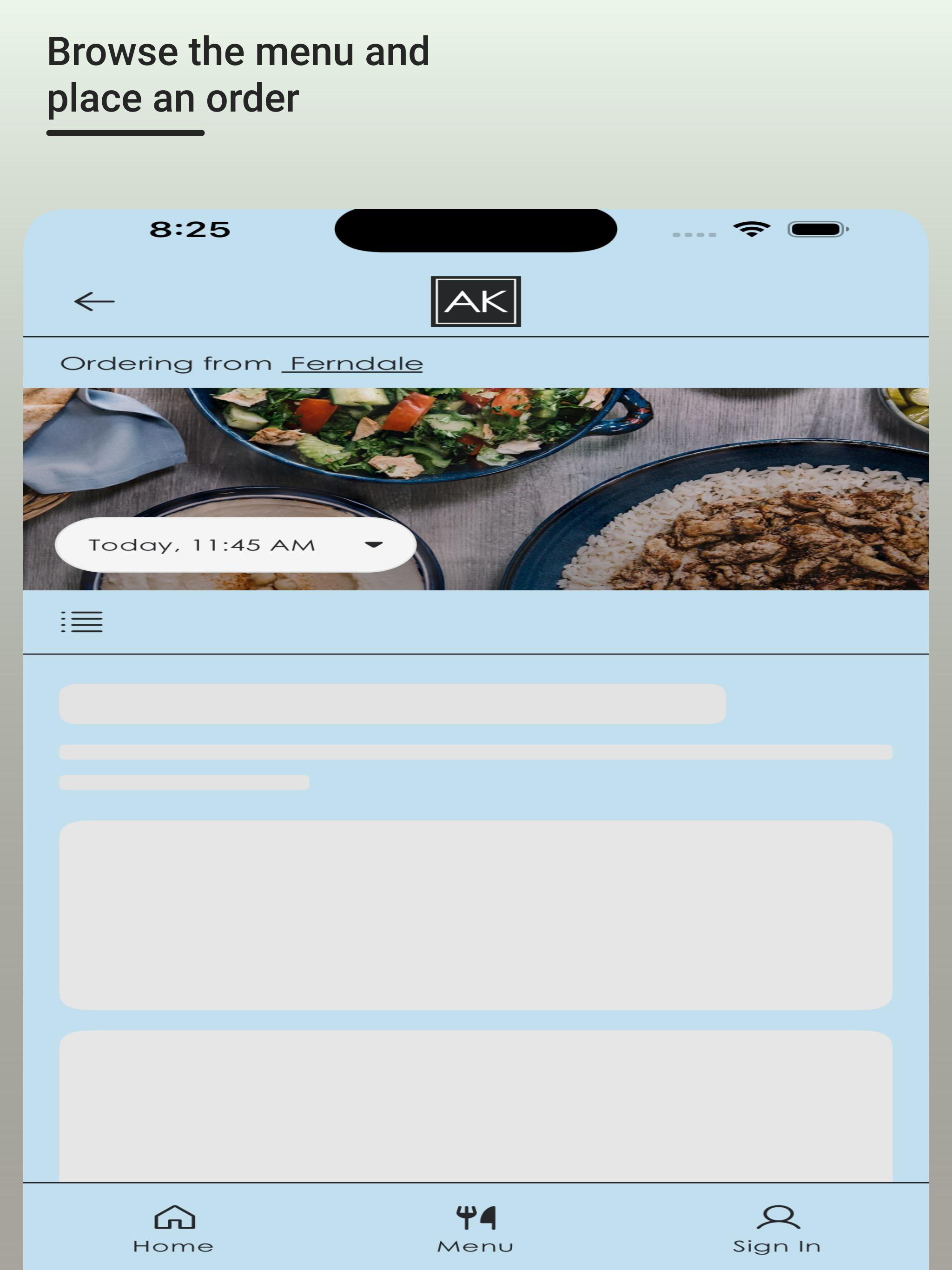 Anita’s Kitchen App
