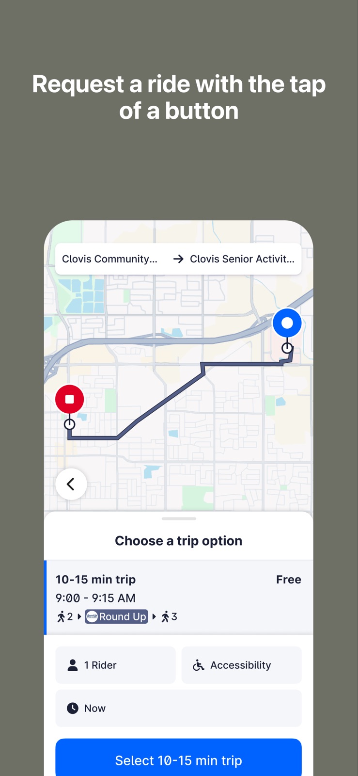 Clovis Transit iphone screenshot 2