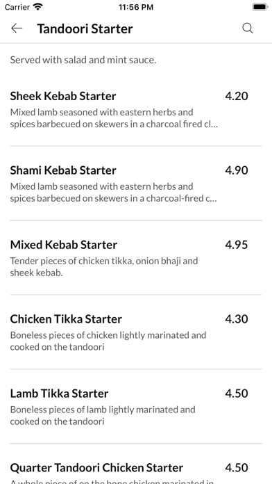 Eston spice Indian takeaway Screenshot