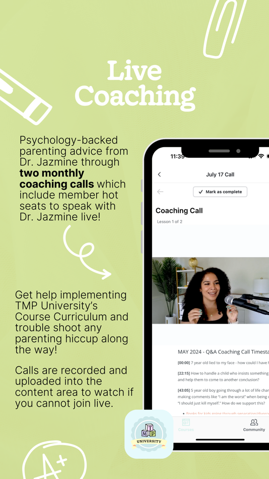 #2. TMP University & Courses (iOS) 由: Jazmine McCoy LLC