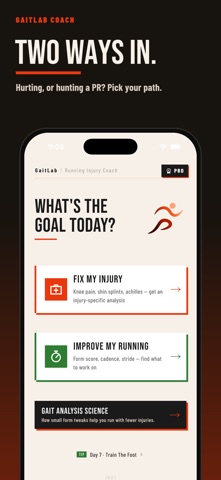GaitLab Coach: Run Pain-Free iPhone screenshot