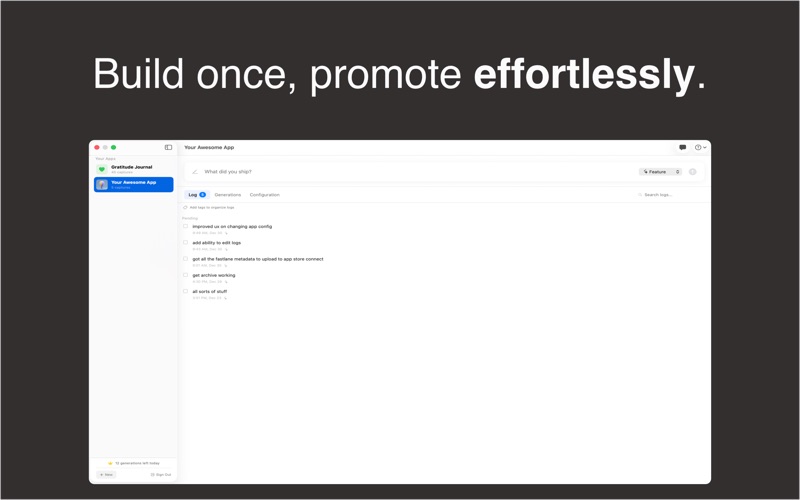 App screenshot