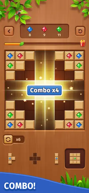 Cube Block - Woody Puzzle Game screenshot 3